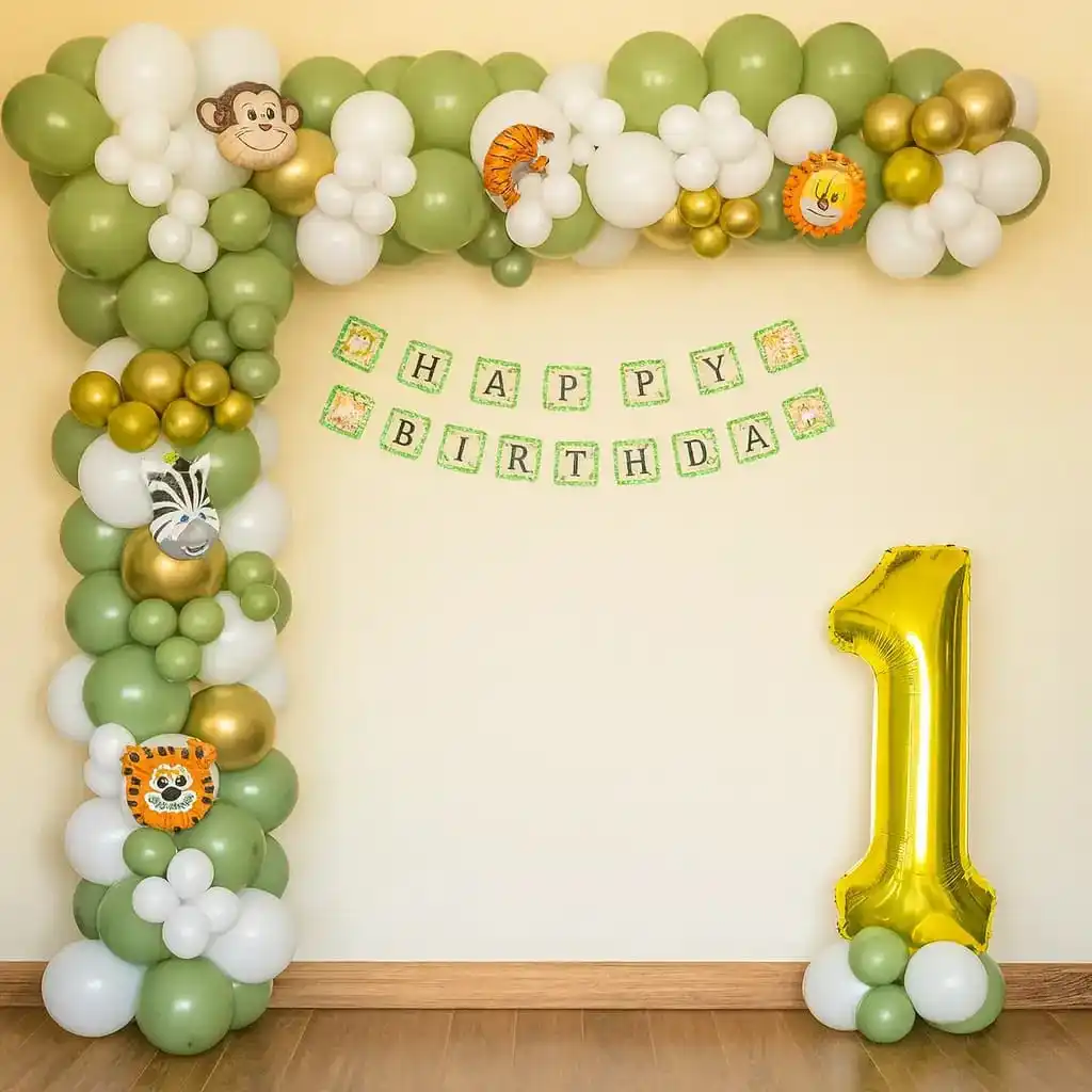 Jungle Theme Little Explorer Balloons Decoration